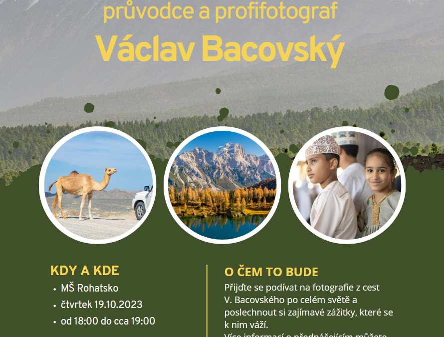 Cestovatelská přednáška s&nbsp;promítáním